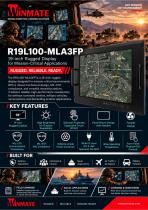 19" PCAP Rack Mount Defence Display R19L100-MLA3FP