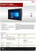 24" Intel® Core™ i3/i5/i7 Panel Mount Panel PC W24IF7T-PMA2