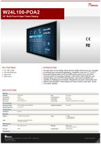 24" Multi-Touch Open Frame Display W24L100-POA2