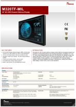 32" 4K UHD Chassis Defence Display M320TF-MIL