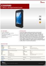 5" ARM A73 + A53 Rugged Handheld Computer E500RM9
