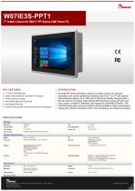 7" Intel® Celeron® N6211 PP Series HMI Panel PC W07IE3S-PPT1