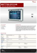 7” Open Frame High Brightness Display W07T700-OFO1HB
