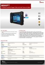 8" Windows Industrial Rugged Tablet with Intel® Pentium® N4200 M900PT