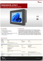 8.4" Intel® Twin Lake N150 Chassis Panel PC R08IAN3S-CHU1