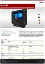 8inch Windows Vehicle Mounted Computer with Intel® Elkhart Lake x6413E FM08E