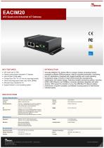A53 Quad-core Industrial IoT Gateway EACIM20