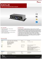 Intel® Celeron® N3350 Fanless Computer EACIL20