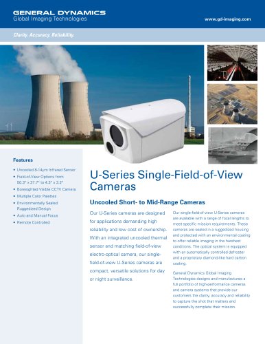 U-Series single-field-of-view cameras