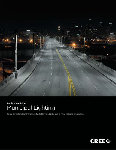 Application Guide : Municipal Lighting - Safer Streets with Dramatically Better Visibility and a Maximized Bottom Line