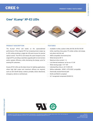 Cree® XLamp® XP-E2 LEDs