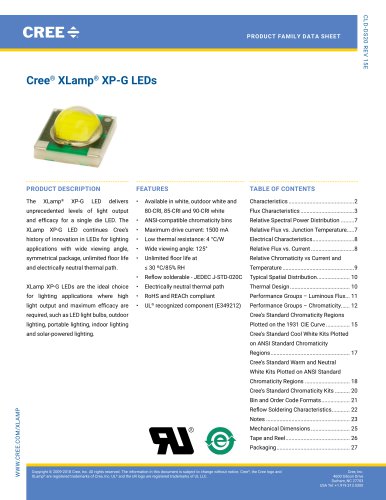 Cree® XLamp® XP-G LEDs