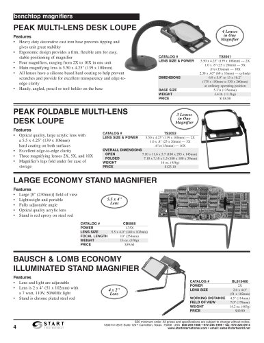 benchtop magnifiers