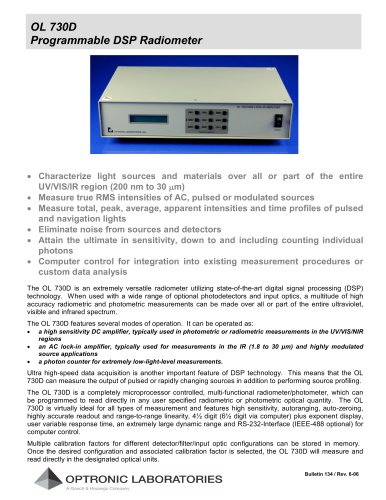 Programmable DSP Radiometer