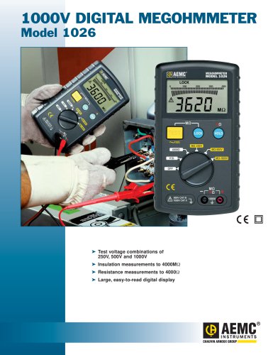 1000V DIGITAL MEGOHMMETER