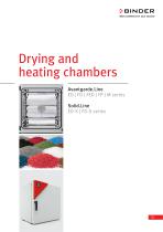 Drying and heating chambers  ED | ED-S | FD | FD-S | FED | FP | M series