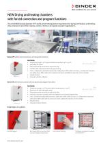 Drying and heating chambers  Series FP | M