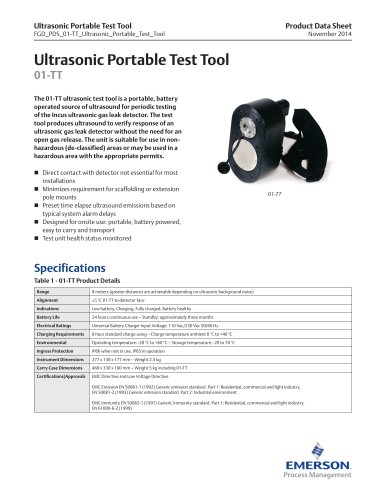 01-TT Ultrasonic Portable Test Tool