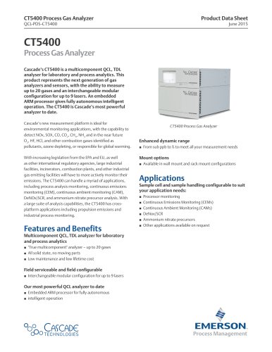 CT5400  Process Gas Analyzer