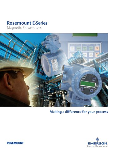 Rosemount E-Series Magnetic Flowmeters