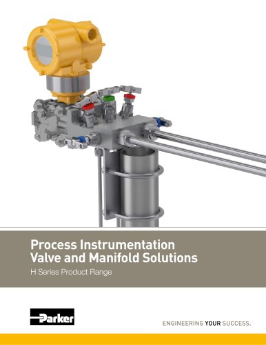 Process Instrumentation Manifolds Title Here Valve and Manifold Solutions