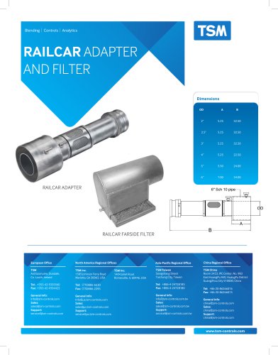 Railcar Adapter and Filter