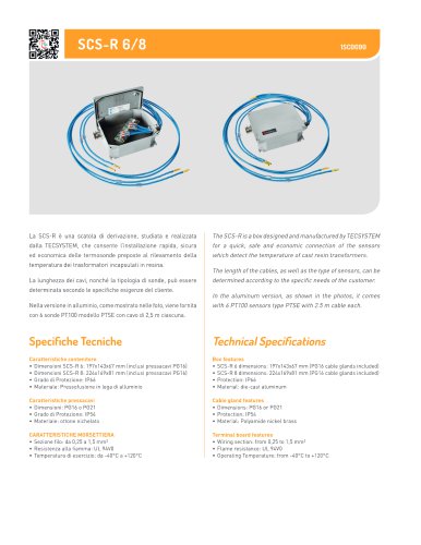 SCS-R 6/8 sensors wiring box