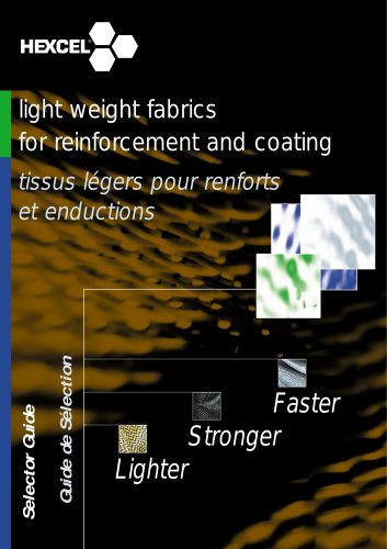 Reinforcements and Coating - Light Weight Fabrics