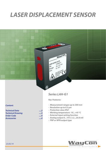 Laser Sensor LAH-G1