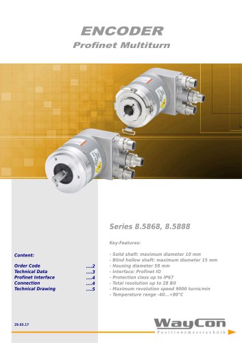 Profinet Absolute Encoder