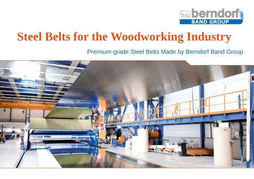 Steel Belts for the Woodworking Industry