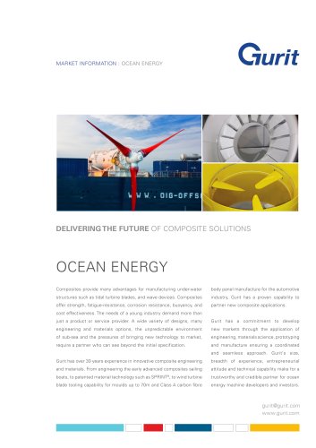 Ocean Energy Market Summary from Gurit