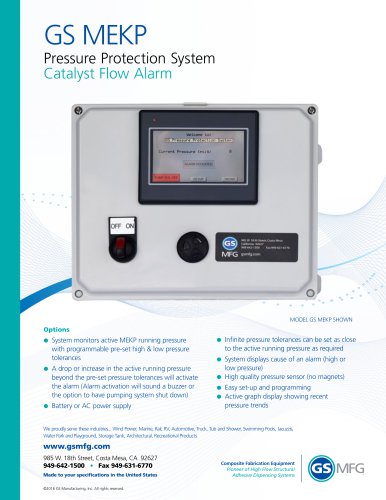 Catalyst Flow Alarm