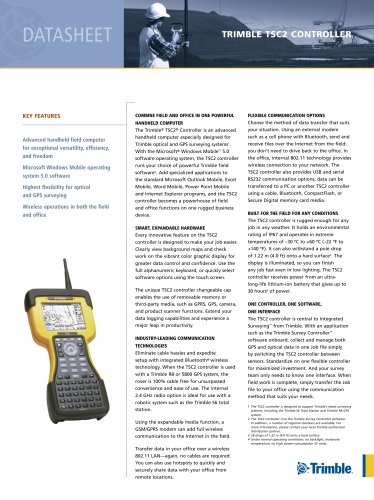 TSC2 Datasheet 