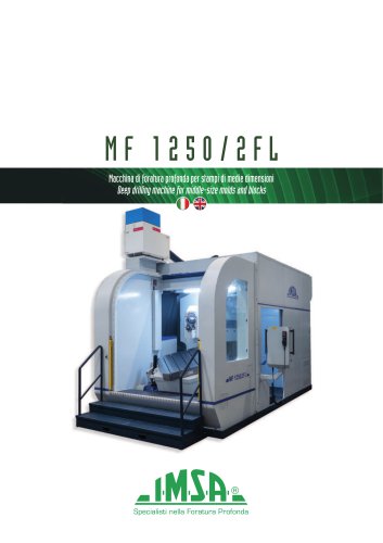 MF1250/2FL Deep drilling-milling machine for molds up to 6 tonnes