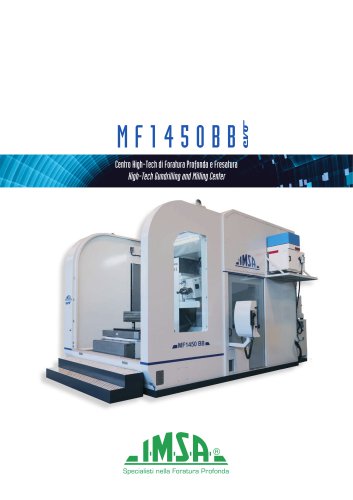 MF1450BB evo Deep hole drilling and milling center for molds up to 12 tonnes