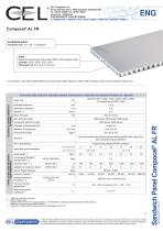 Sandwich panel COMPOCEL® AL FR