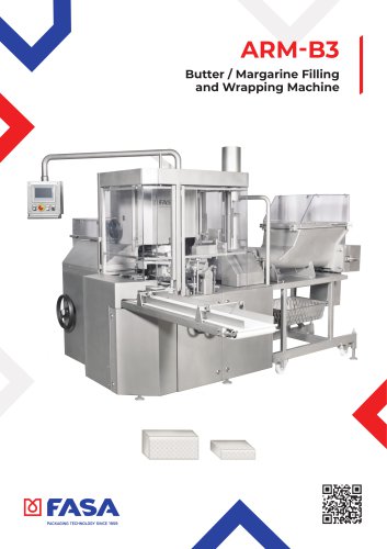 ARM-B3 – Butter filling and wrapping machine for 200-500 g