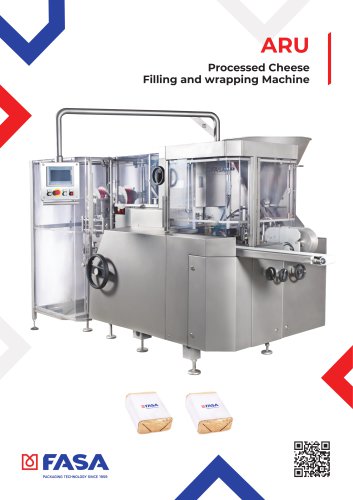 ARU - Processed Cheese Filling and Wrapping Machine