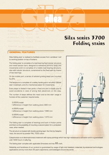 Silea series 3700 - Folding Stairs