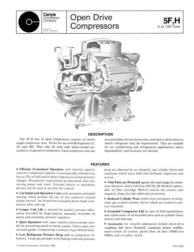 5F/H Open-Drive Compressors