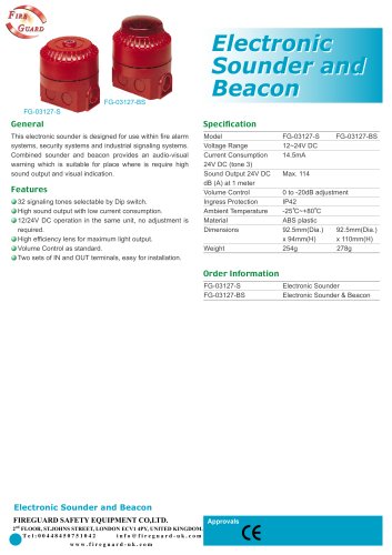 Electronic Sounder and Beacon