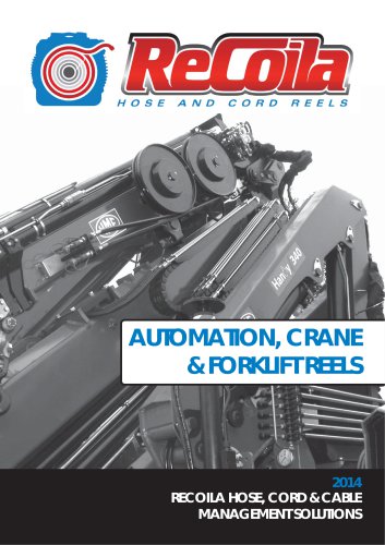 Constant Tension Automation Reels for Cranes and Forklifts