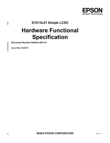 IC Epson S1D13L01 LCD Controller