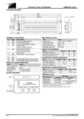 LMB242A Series