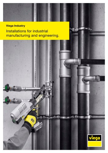 Viega Industry Installations for industrial manufacturing and engineering.