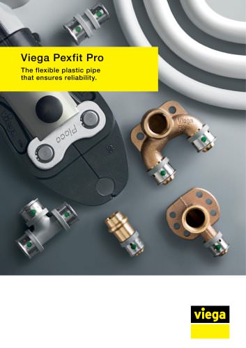 Viega Pexfit Pro. The flexible plastic pipe that ensures reliability.