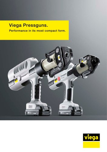 Viega Pressguns. Performance in its most compact form.