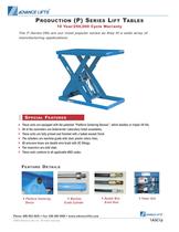 Single Scissors (P) Series Lift Tables