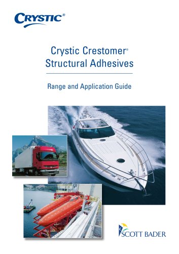 Crystic Crestomer Structural Adhesives Range and Application Guide